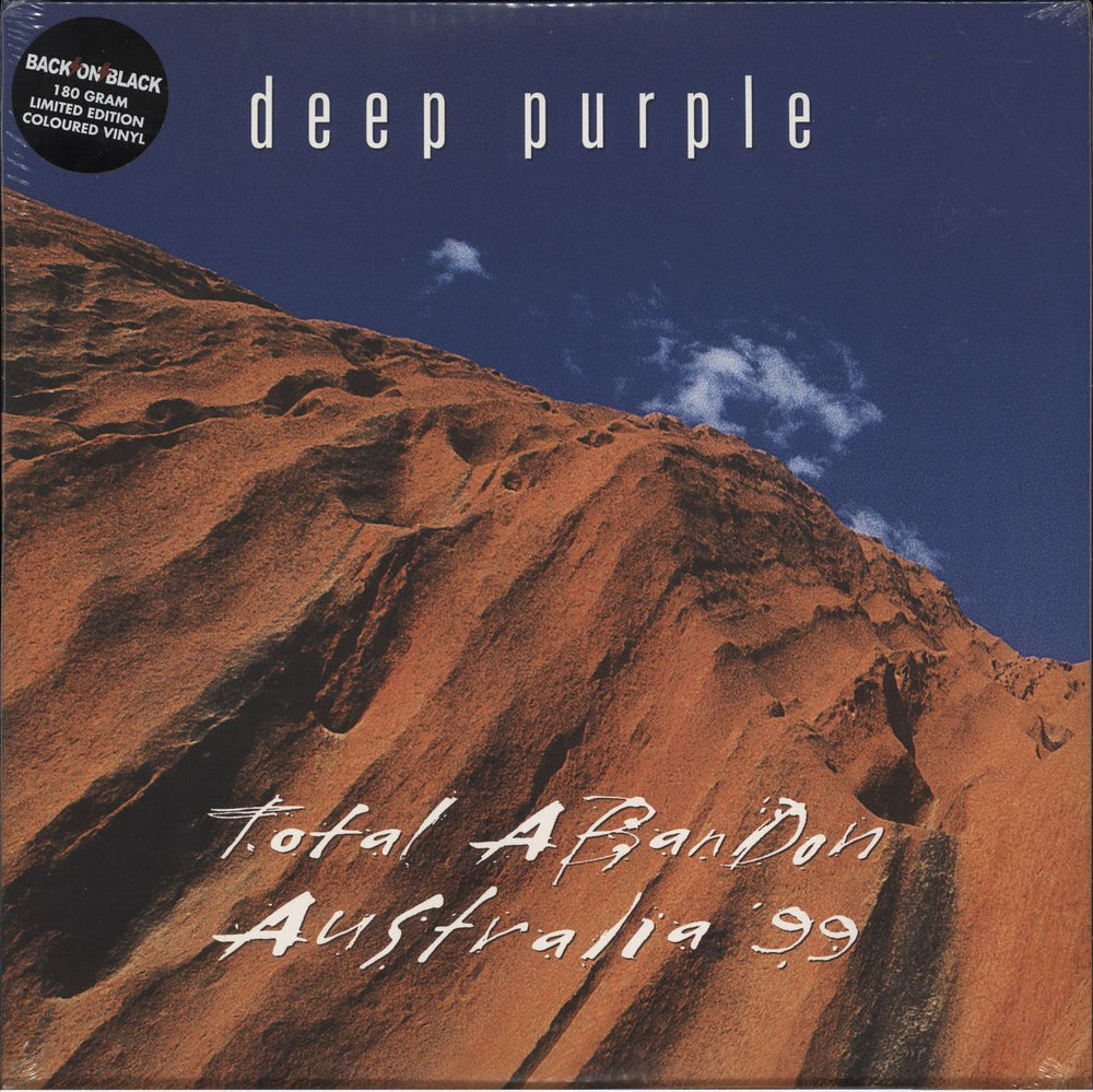 Deep Purple Total Abandon - Australia '99 - 180gram Blue Vinyl - Sealed UK 2-LP vinyl record set (Double LP Album) RCV083LP