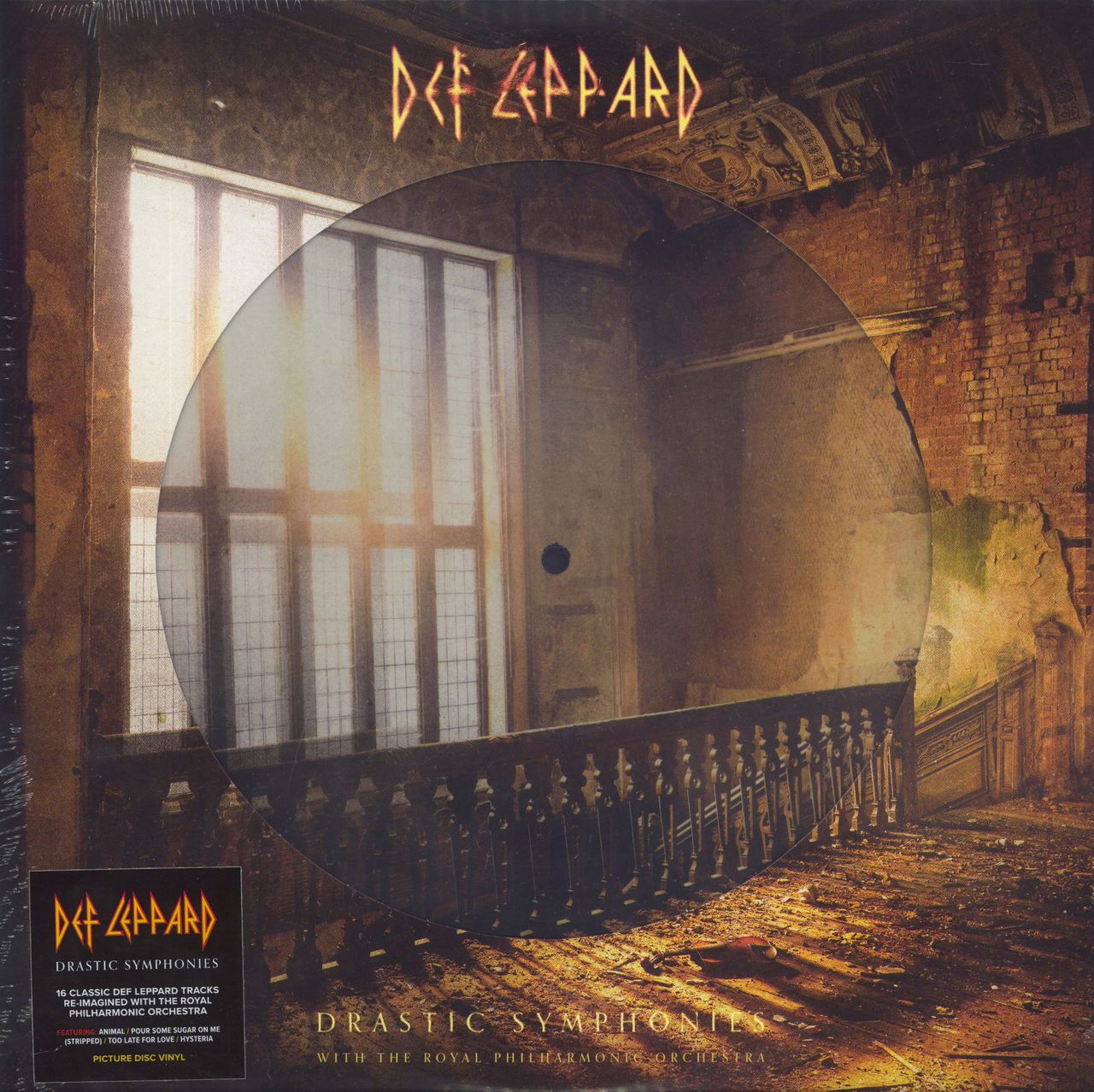 Def Leppard Drastic Symphonies Sealed Uk Picture Disc Lp —