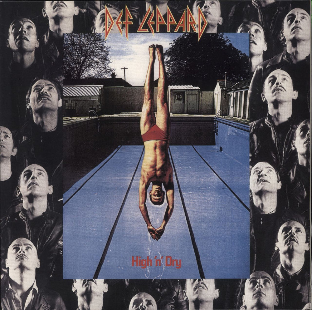 Def Leppard High 'N' Dry - Red Vinyl UK vinyl LP album (LP record) 7793202