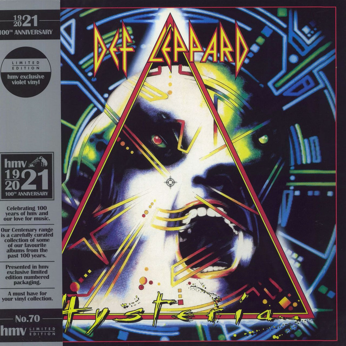 Def Leppard Hysteria - HMV 100th Anniversary - Violet Vinyl UK 2