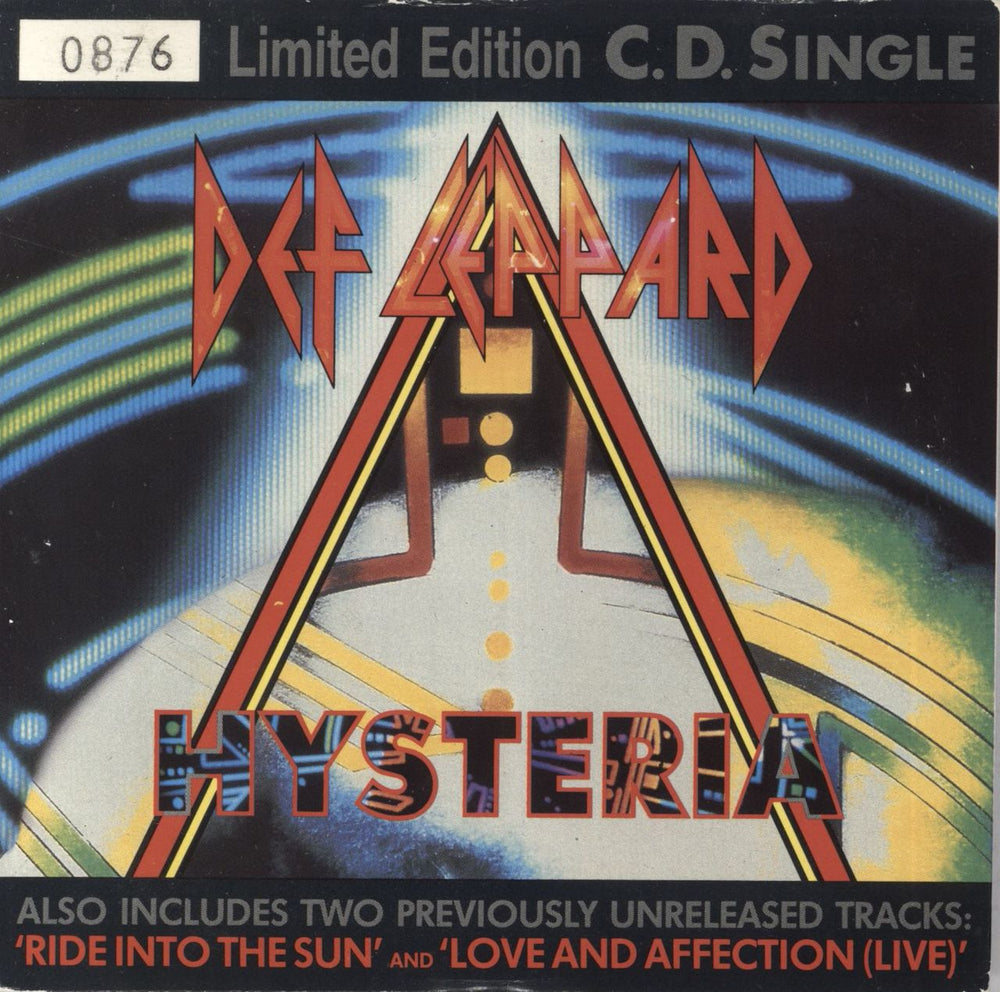 Def Leppard Hysteria UK CD single (CD5 / 5") LEPCD3