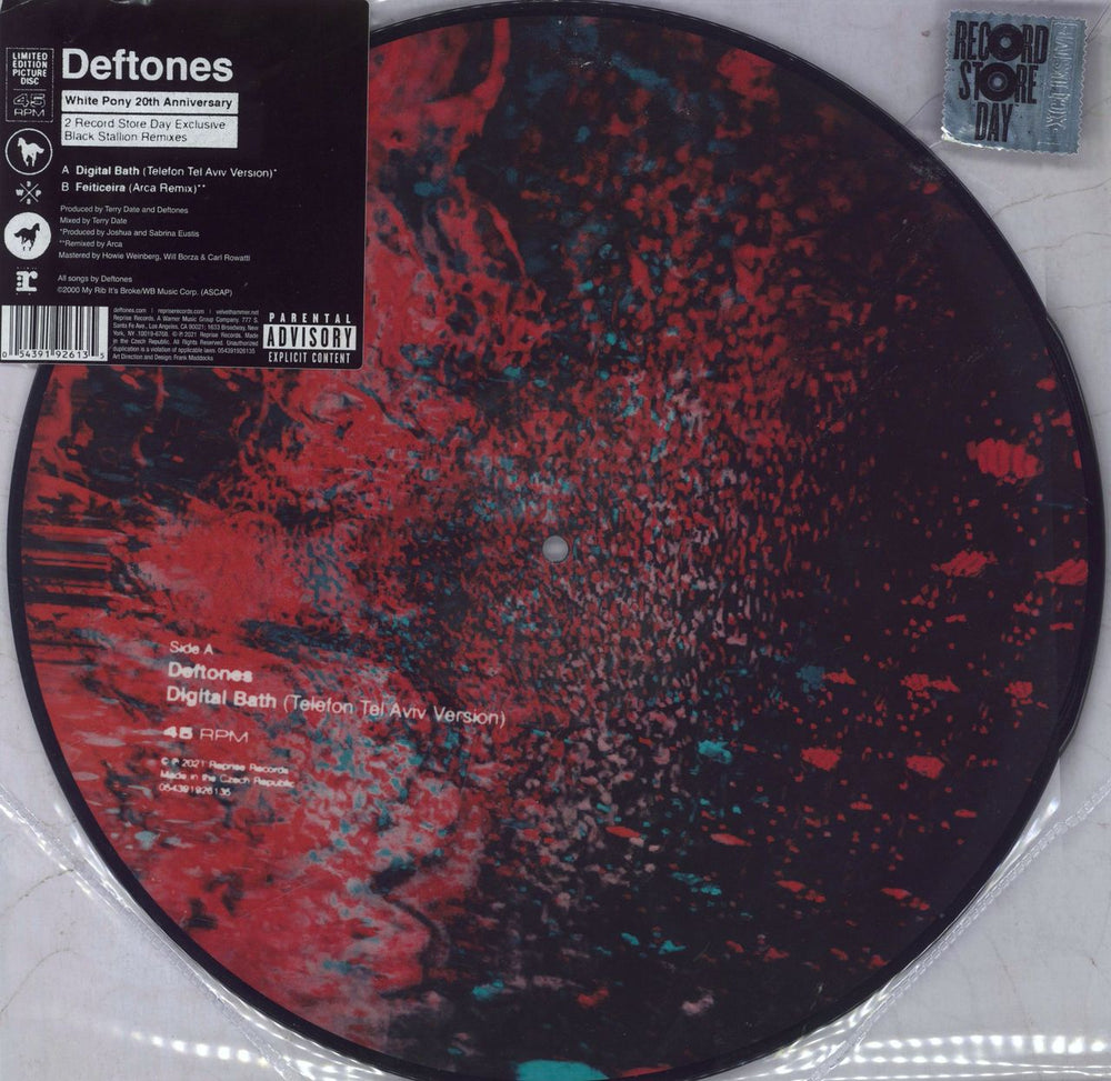 Deftones Digital Bath / Feiticeira - RSD US picture disc LP (vinyl picture disc album) 054391926135