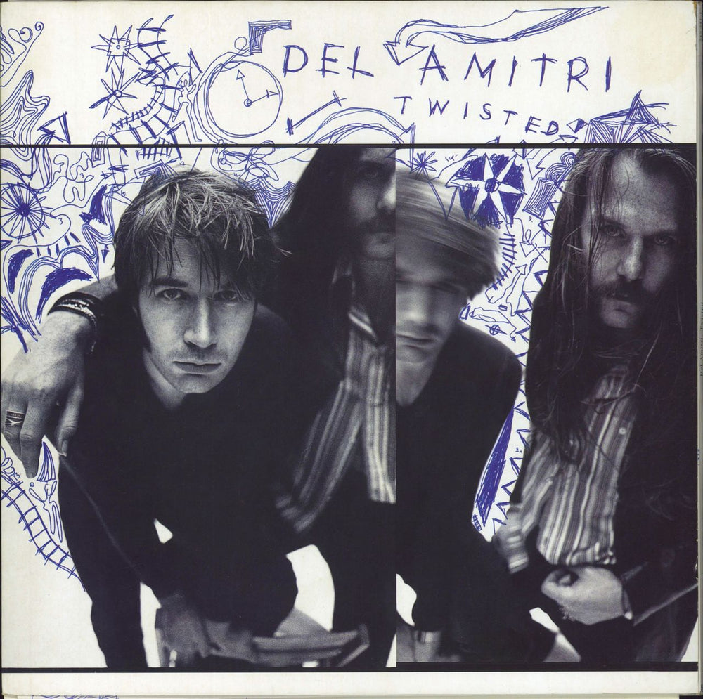 Del Amitri Twisted + Poster UK vinyl LP album (LP record) 540311-1