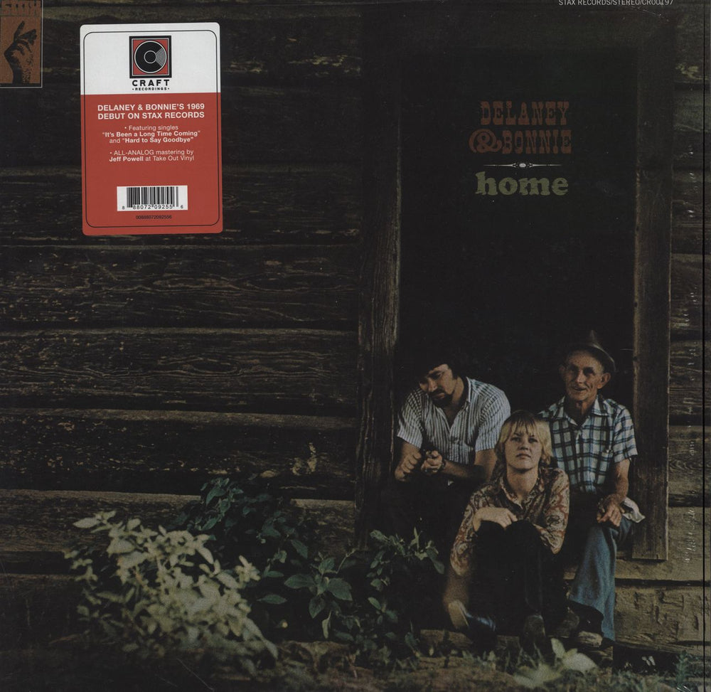 Delaney & Bonnie Home + Hype Sticker - 180g US vinyl LP album (LP record) CR00197