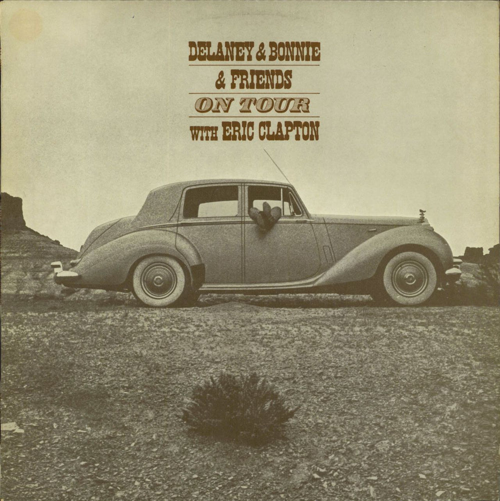 Delaney & Bonnie On Tour With Eric Clapton Australian vinyl LP album (LP record) SAL-933776