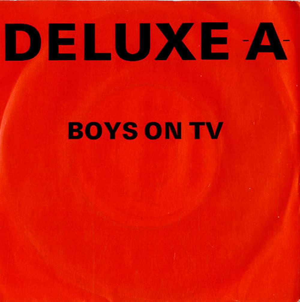 Deluxe A Boys On TV UK 7" vinyl single (7 inch record / 45) EMI5354