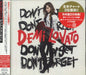 Demi Lovato Don't Forget - Sealed Japanese Promo CD album (CDLP) AVCW-13107