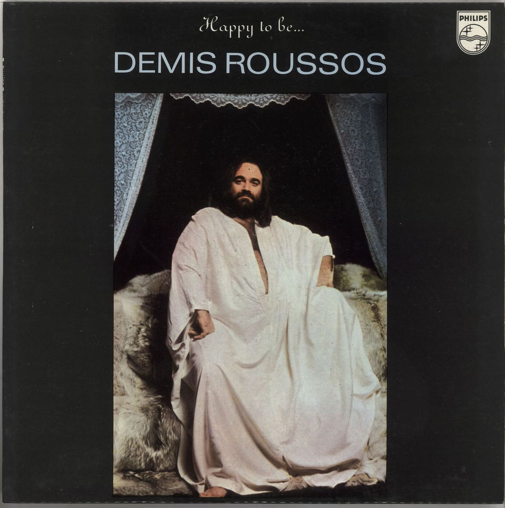 Demis Roussos Happy To Be... Greek vinyl LP album (LP record) 9120088