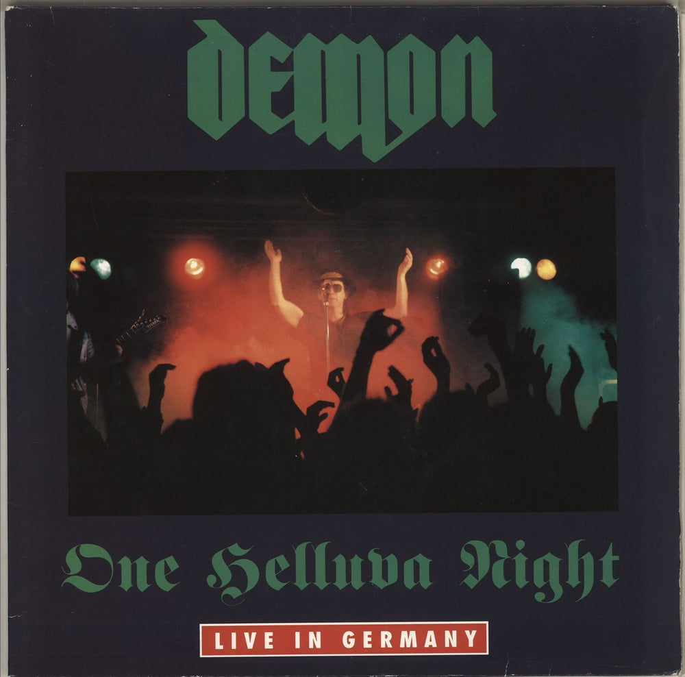 Demon (Rock) One Helluva Night - Live In Germany UK 2-LP vinyl record set (Double LP Album) DEMONLP1