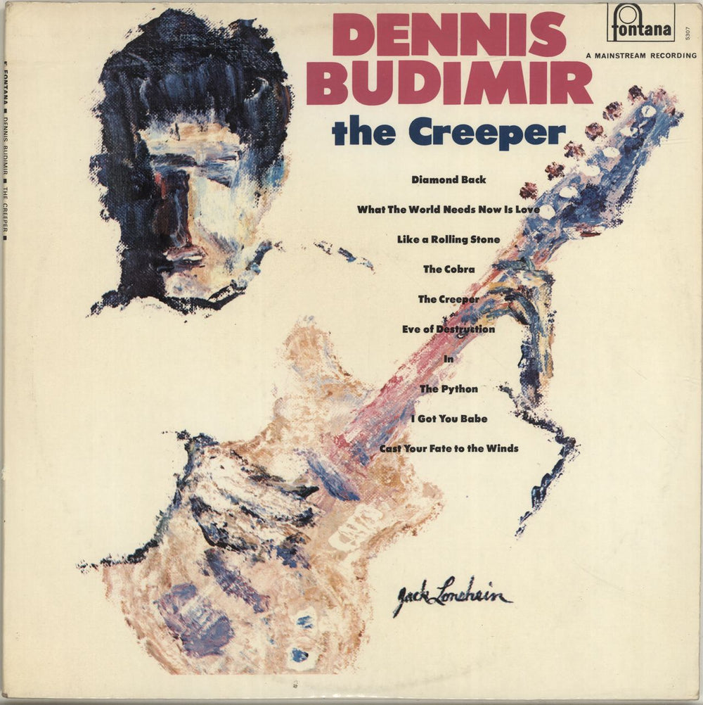 Dennis Budimir The Creeper UK vinyl LP album (LP record) TL5307