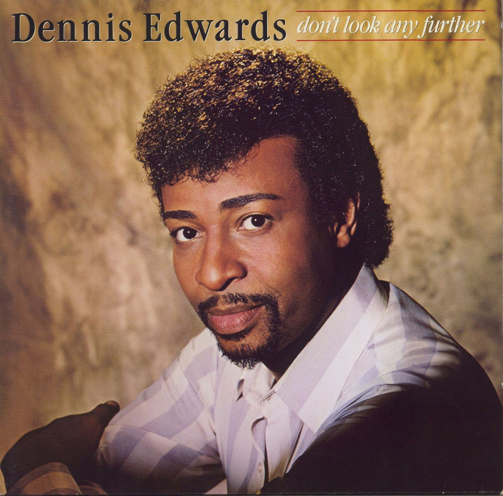 Dennis Edwards Don't Look Any Further German vinyl LP album (LP record) ZL72148