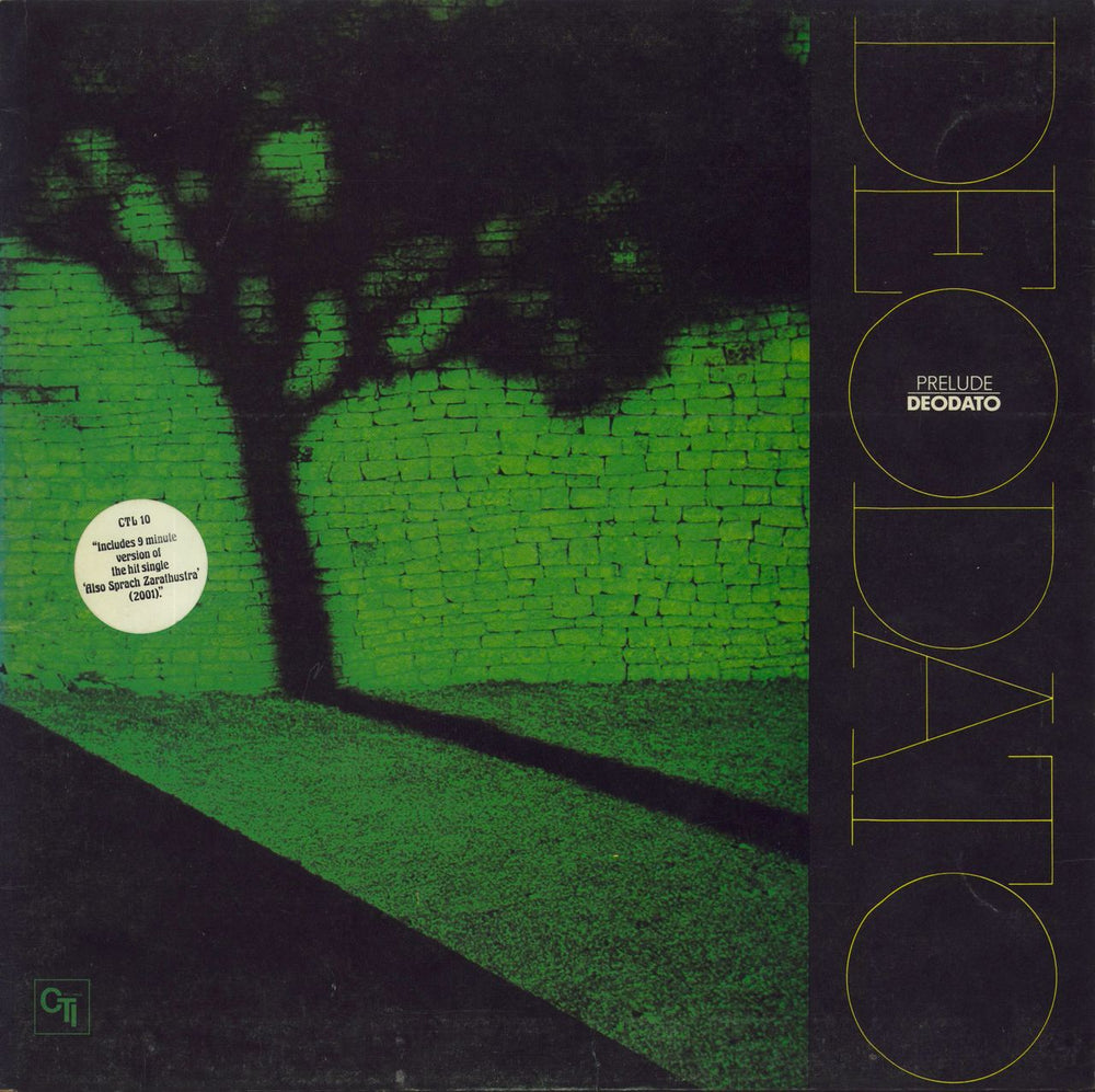 Deodato Prelude - Sticker UK vinyl LP album (LP record) CTL10