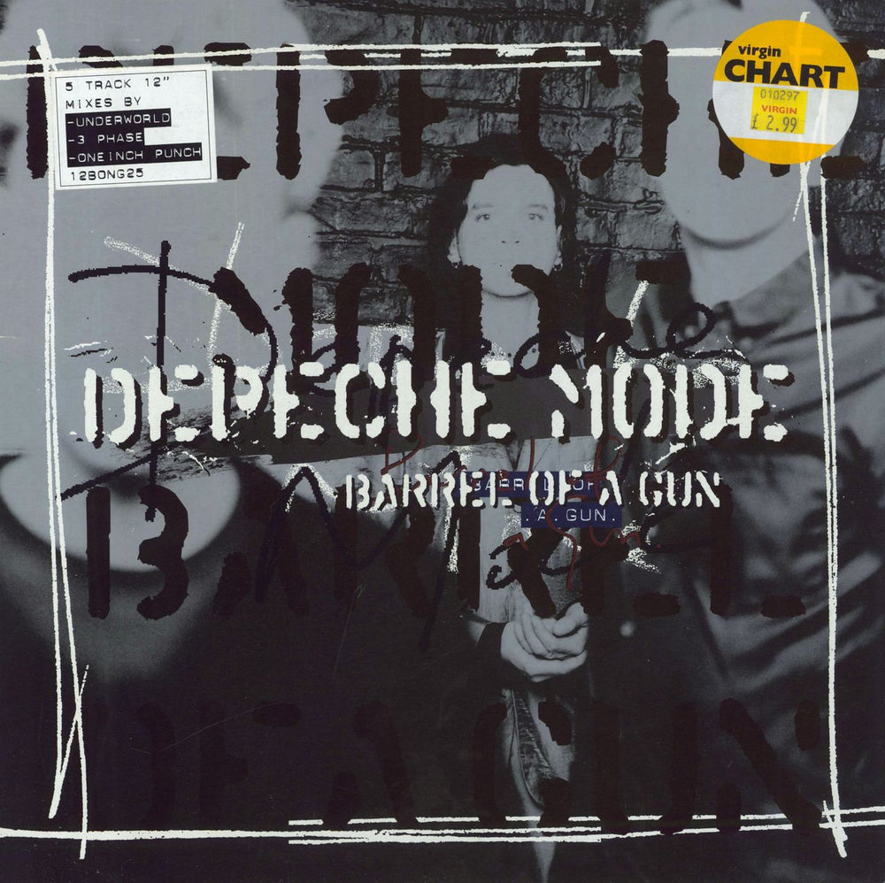 Depeche Mode Barrel Of A Gun UK 12" vinyl single (12 inch record / Maxi-single) 12BONG25