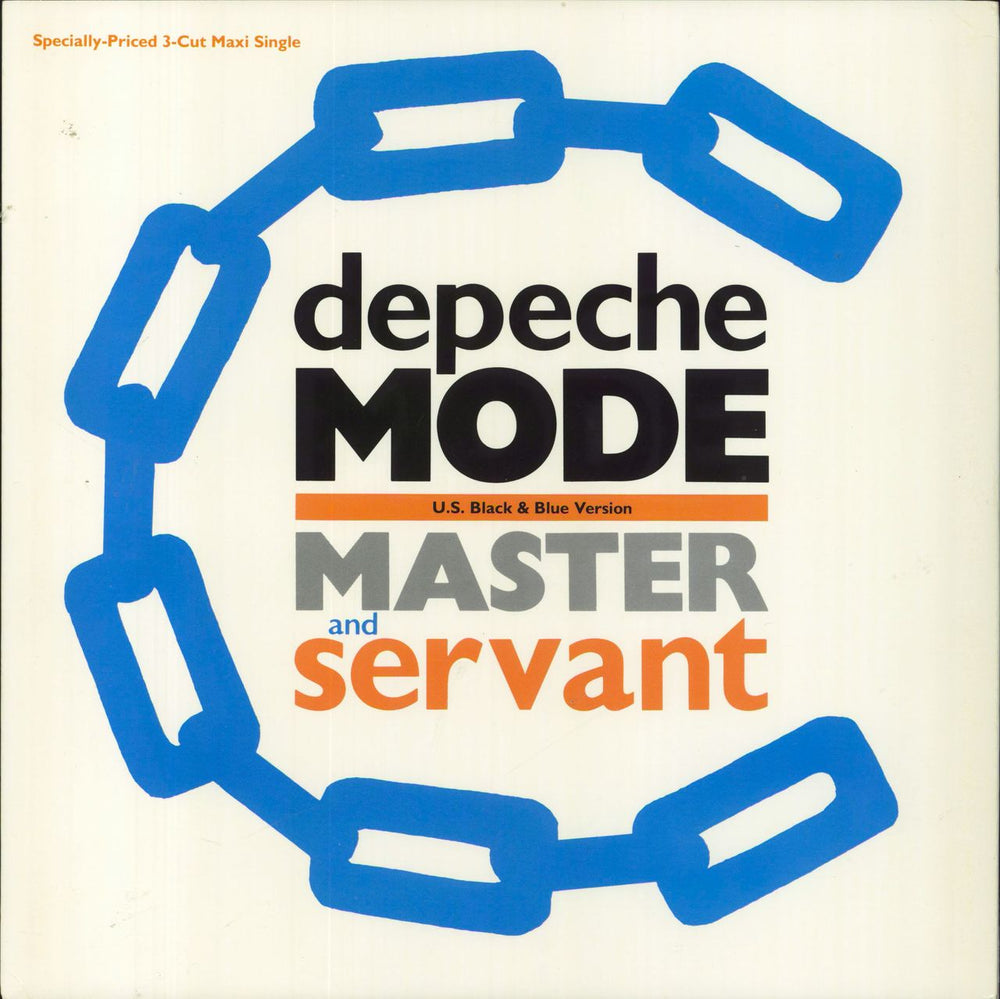 Depeche Mode Master And Servant - US Black & Blue Mix Canadian 12" vinyl single (12 inch record / Maxi-single) 9202830