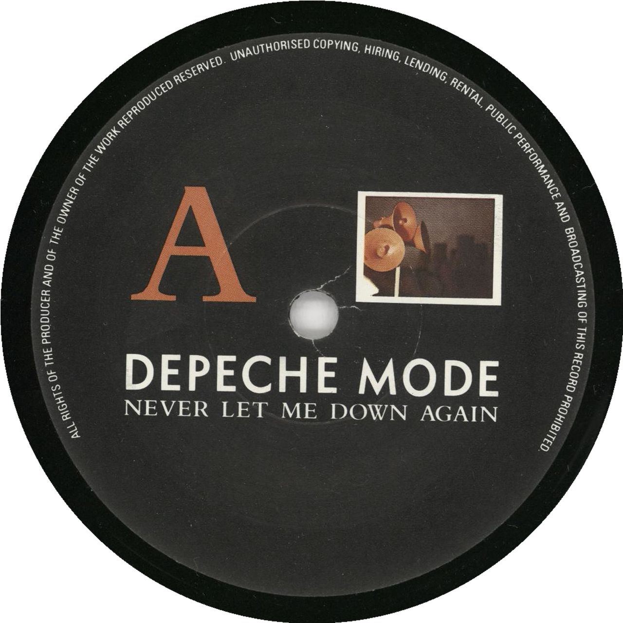 Depeche Mode Never Let Me Down Again UK 7 vinyl — RareVinyl.com