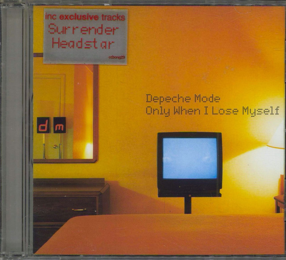 Depeche Mode Only When I Lose Myself UK 2 CD album set (Double CD) DEP2CON790951