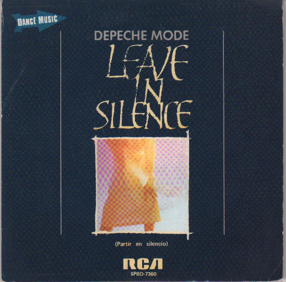 Depeche Mode Partir En Silencio (Leave In Silence) Spanish 7" vinyl single (7 inch record / 45) SPBO-7360