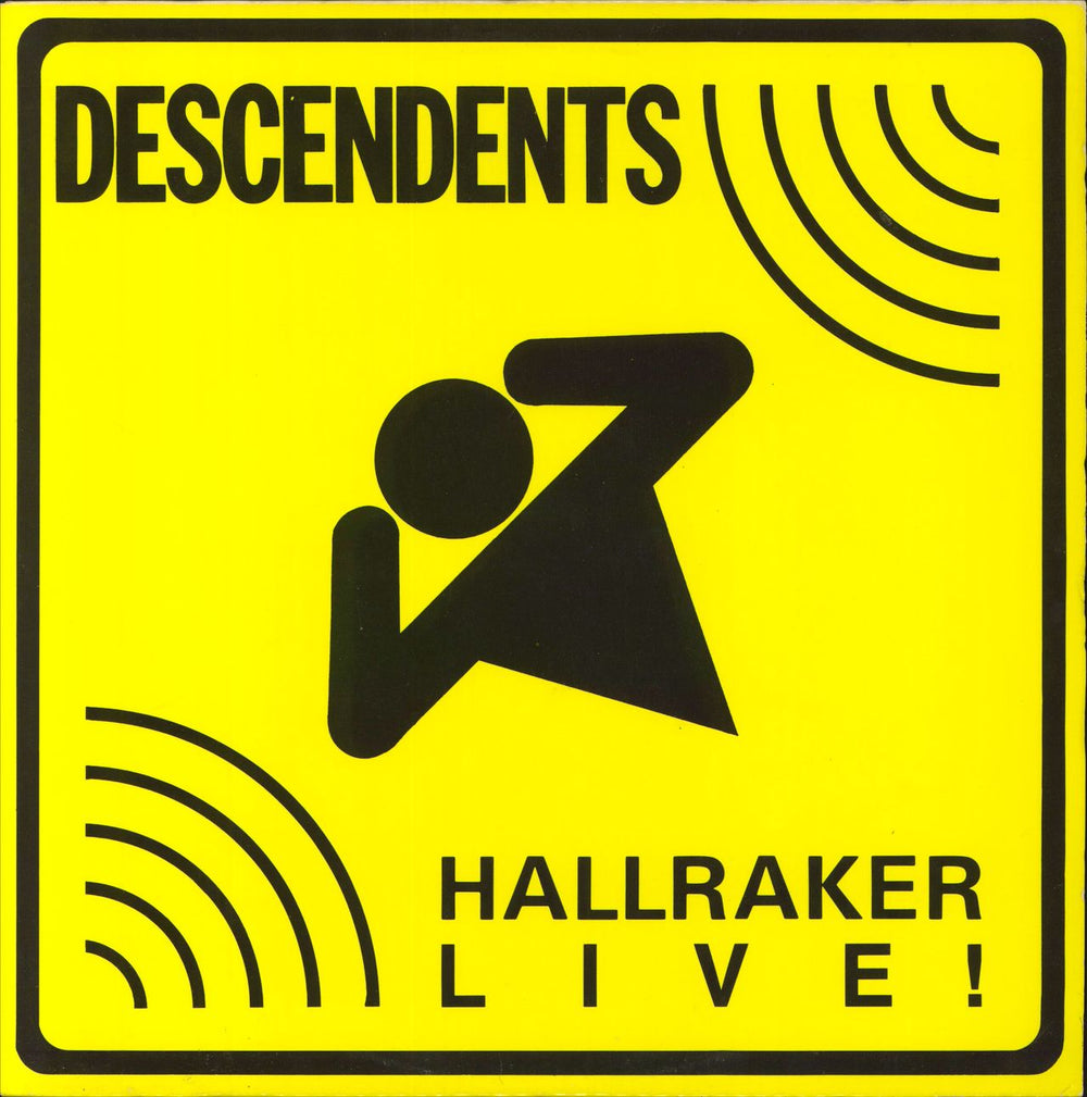 Descendents Hallraker Live! US vinyl LP album (LP record) SST205