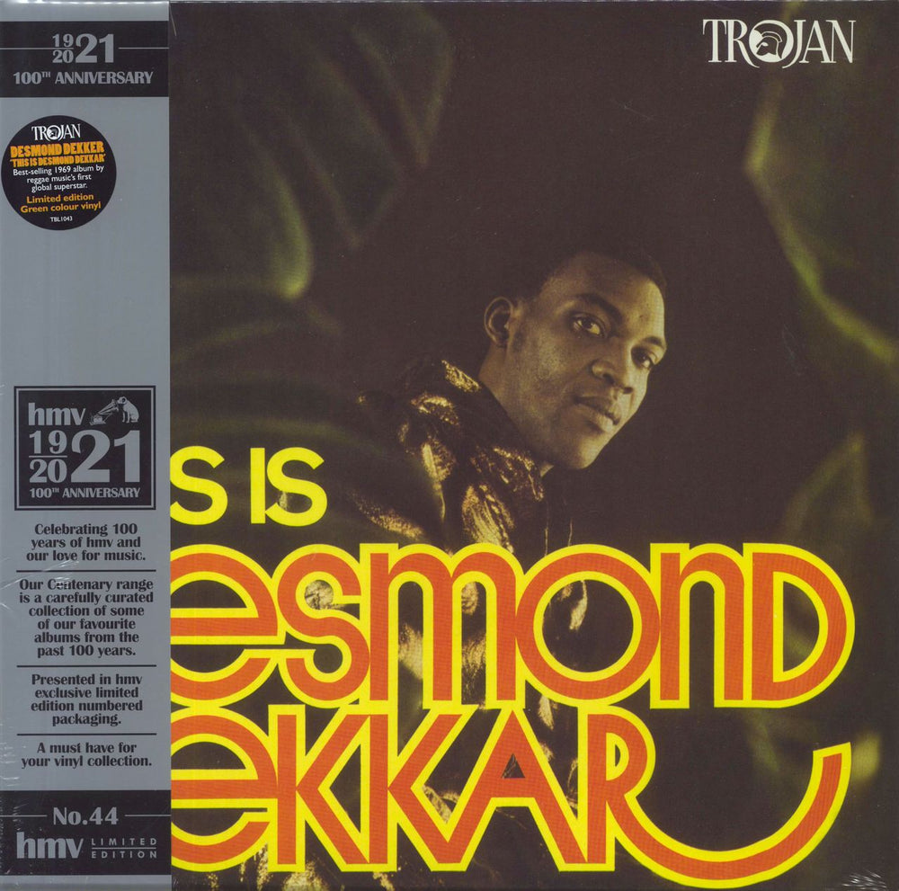 Desmond Dekker This Is Desmond Dekkar: HMV 100th Anniversary Edition - Green Vinyl - Sealed UK vinyl LP album (LP record) TBL1001