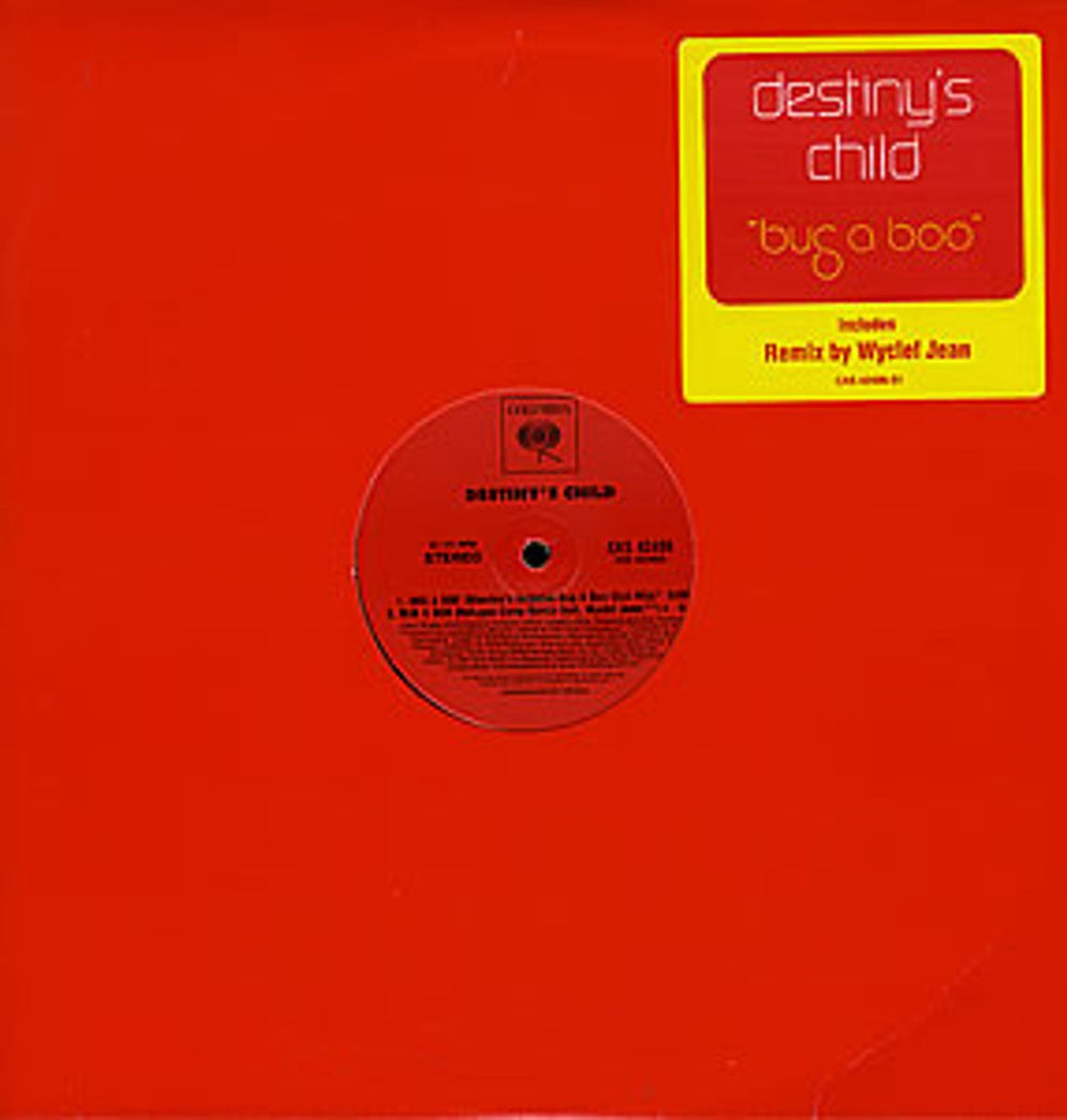 Destiny's Child Bug A Boo US Promo 12" vinyl single (12 inch record / Maxi-single) CAS42499