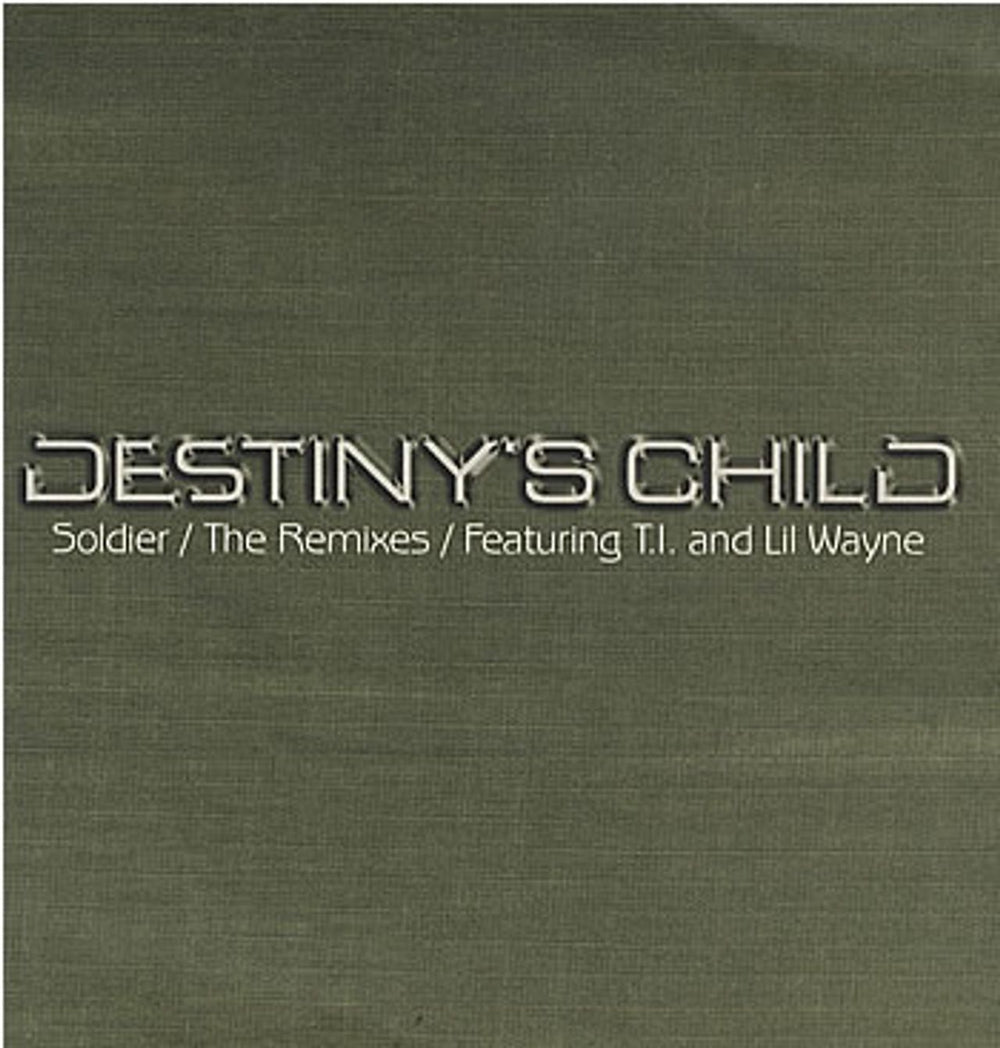 Destiny's Child Soldier - The Remixes UK Promo 12" vinyl single (12 inch record / Maxi-single) XPR3842