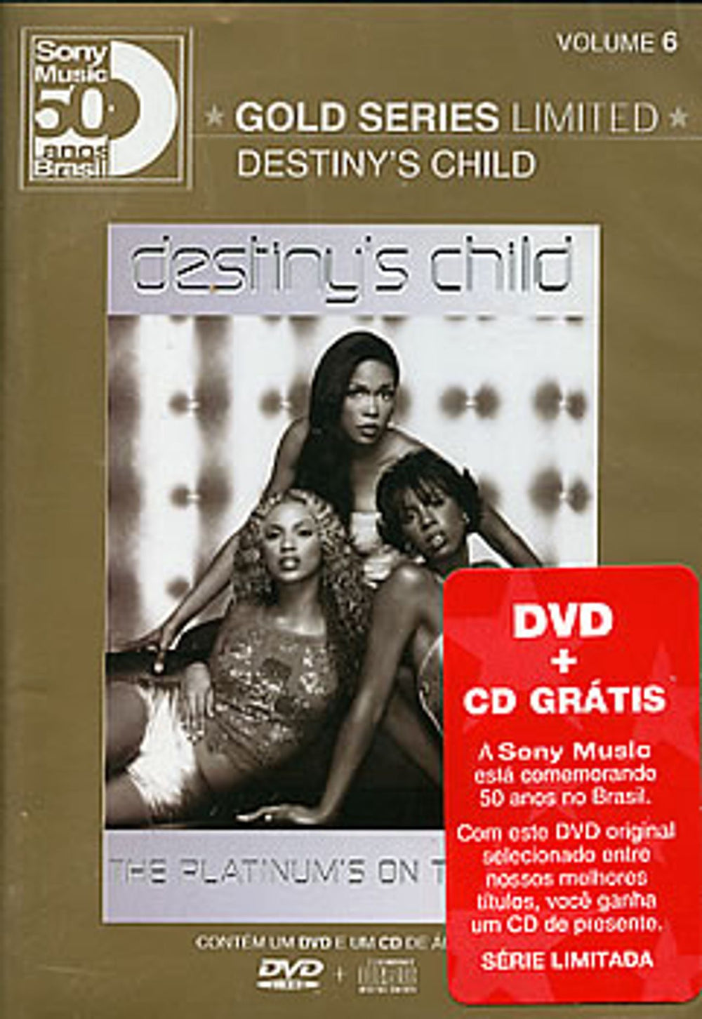 Destiny's Child The Platinum's On The Wall/This Is The Remix Brazilian 2-disc CD/DVD set 2-50281912-507027