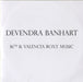 Devendra Banhart 16th & Valencia Roxy Music UK Promo CD-R acetate CD-R