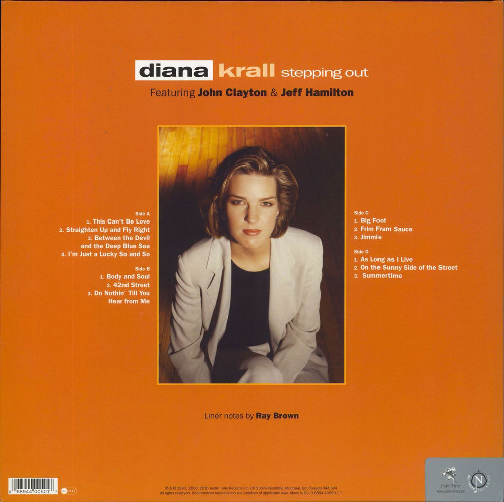 Diana Krall Stepping Out - 180gm UK 2-LP vinyl record set (Double LP Album) 602547377074