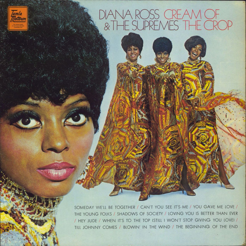 Diana Ross & The Supremes Cream Of The Crop UK vinyl LP album (LP record) TML11137