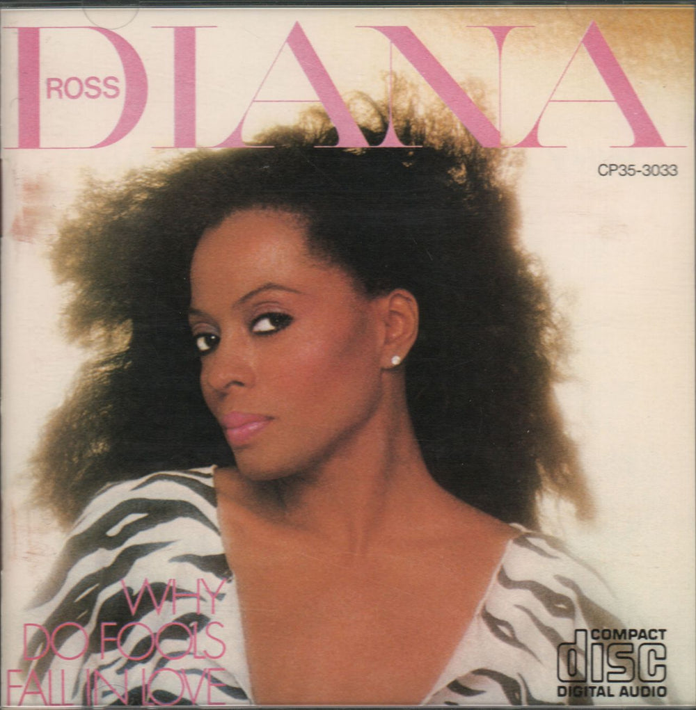 Diana Ross Why Do Fools Fall In Love Japanese CD album (CDLP) CP35-3033