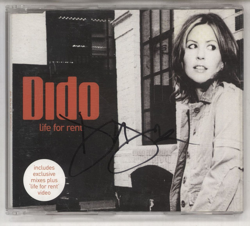 Dido Life For Rent - Autographed UK CD single (CD5 / 5") 82876579472