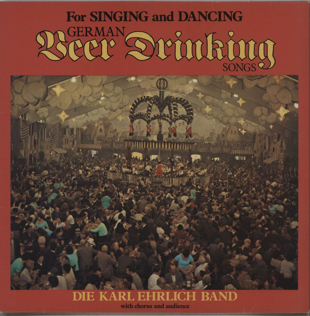 Die Karl Ehrlich Band German Beer Drinking Songs UK vinyl LP album (LP record) MER397