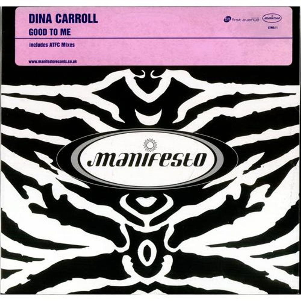 Dina Carroll Good To Me - white label promo UK Promo 12" vinyl single (12 inch record / Maxi-single) GTMDJ1