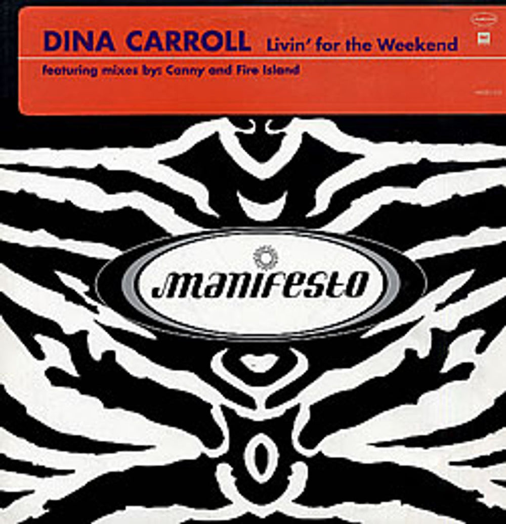 Dina Carroll Livin' For The Weekend - Double Pack UK Promo 12" vinyl single (12 inch record / Maxi-single) WKDDJ1/2