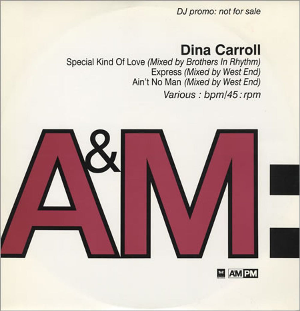 Dina Carroll Special Kind Of Love UK Promo 12" vinyl single (12 inch record / Maxi-single) AMYDJ263