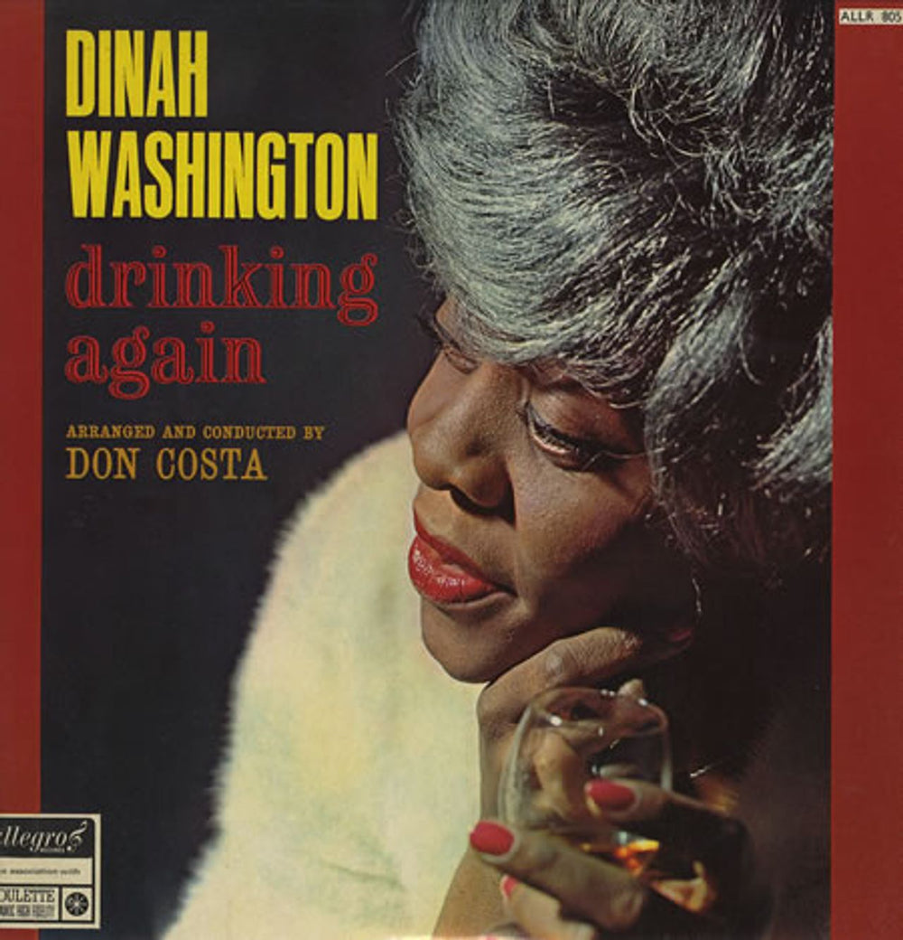 Dinah Washington Drinking Again UK vinyl LP album (LP record) ALLR805