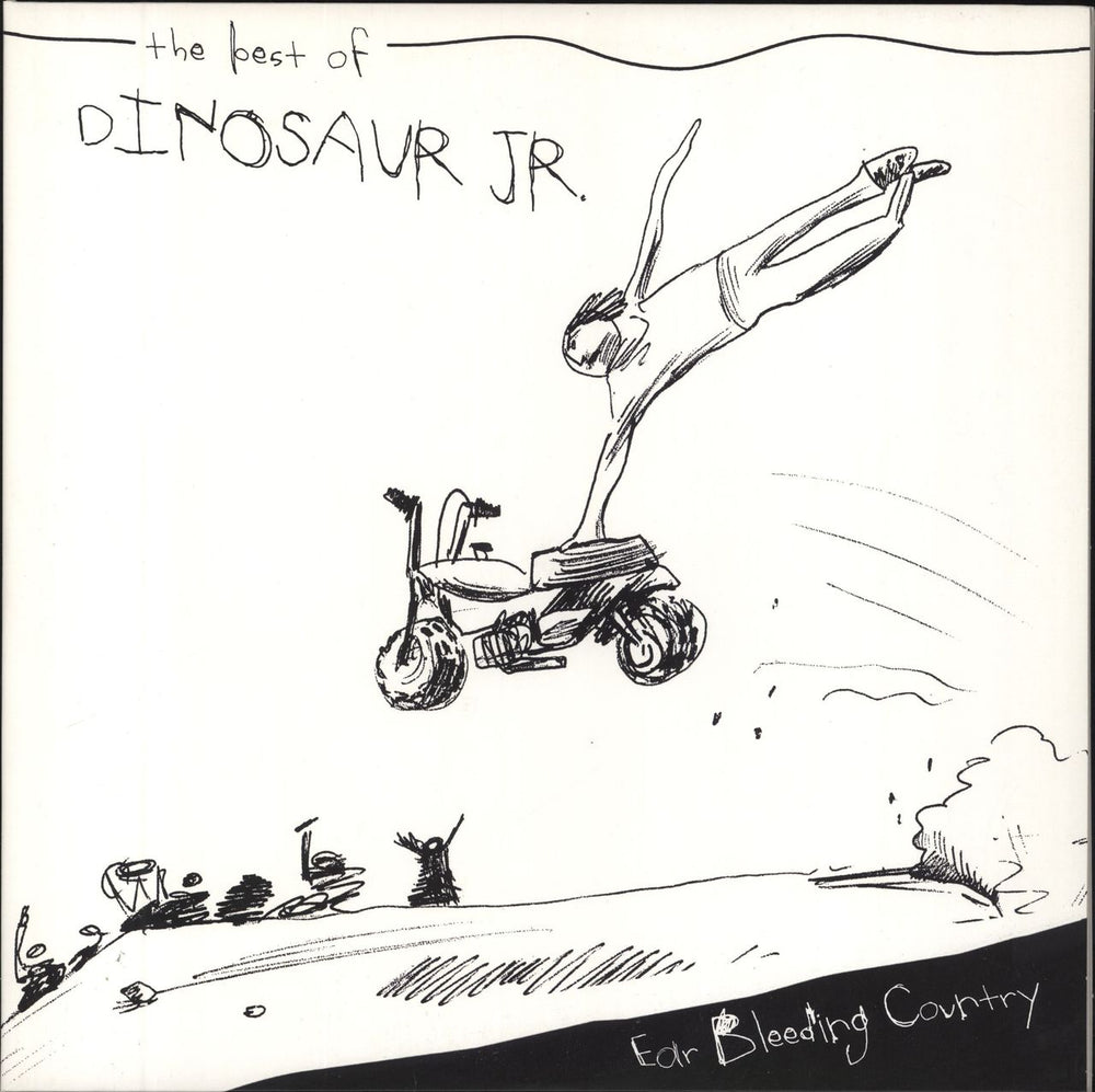 Dinosaur Jr Ear-Bleeding Country: The Best Of Dinosaur Jr. - White Vinyl UK 2-LP vinyl record set (Double LP Album) PBREDD728