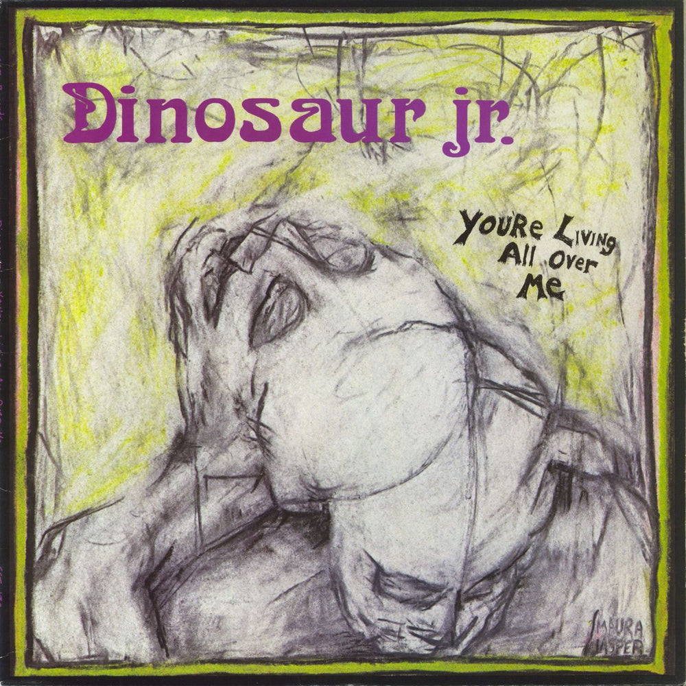 Dinosaur Jr You're Living All Over Me - 2nd US vinyl LP album (LP record) SST130