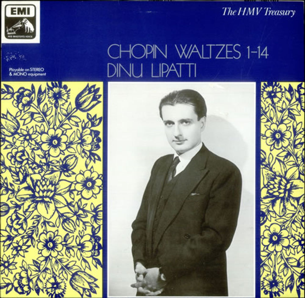 Dinu Lipatti Chopin Waltzes 1-14 UK vinyl LP album (LP record) HLM7075