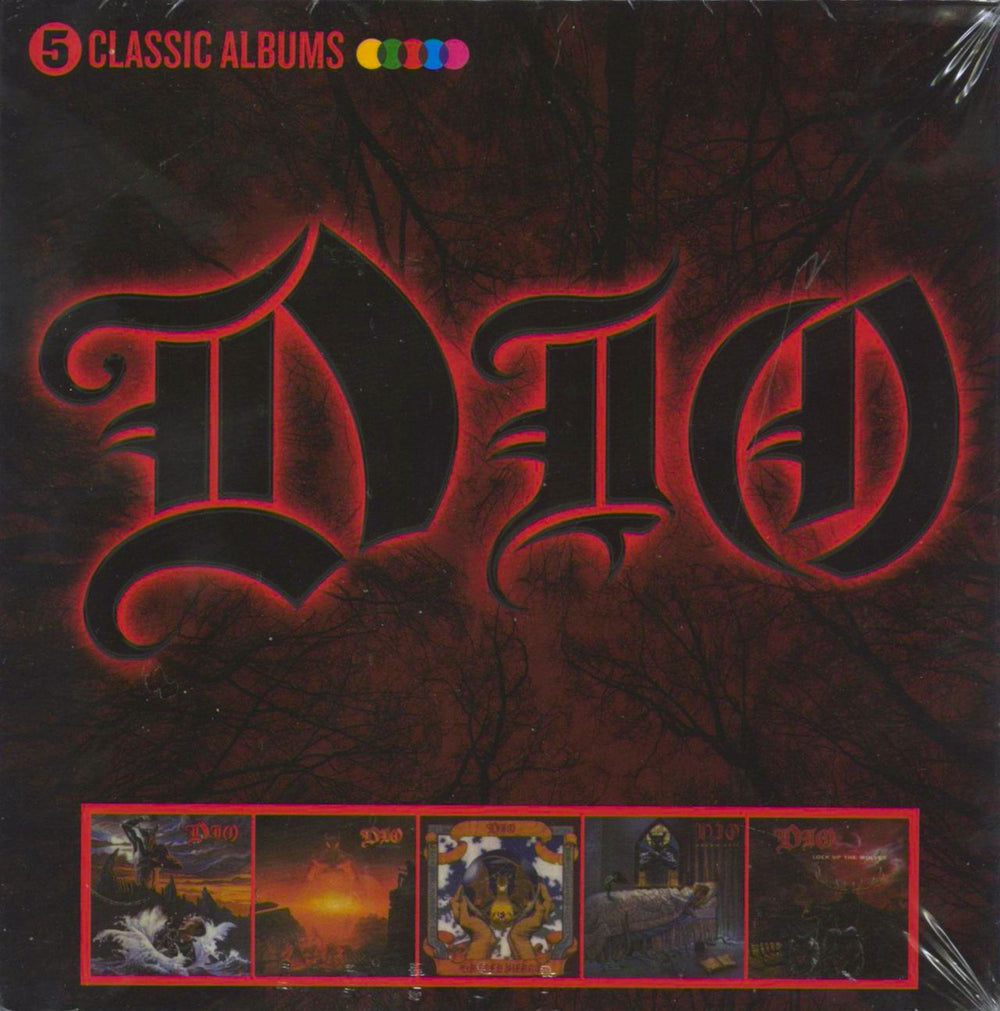 Dio 5 Classic Albums - Sealed UK CD Album Box Set 600753785164