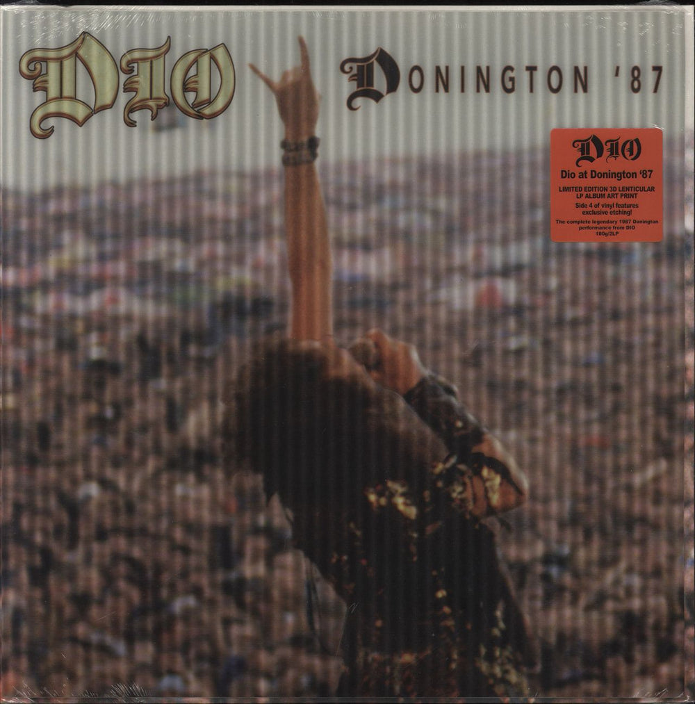 Dio Donington '87 + Lenticular Print - Sealed UK 2-LP vinyl record set (Double LP Album) 538688130