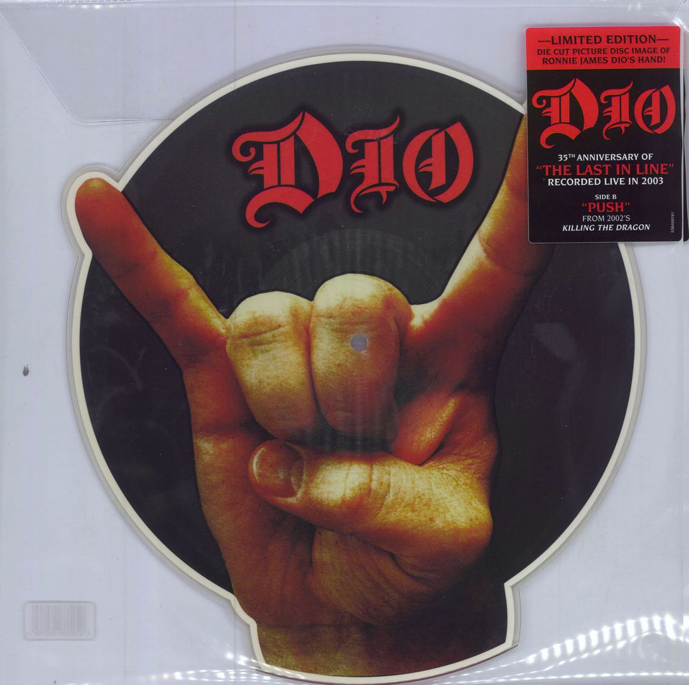 Dio The Last In Line UK shaped picture disc (picture disc vinyl record) 538469761