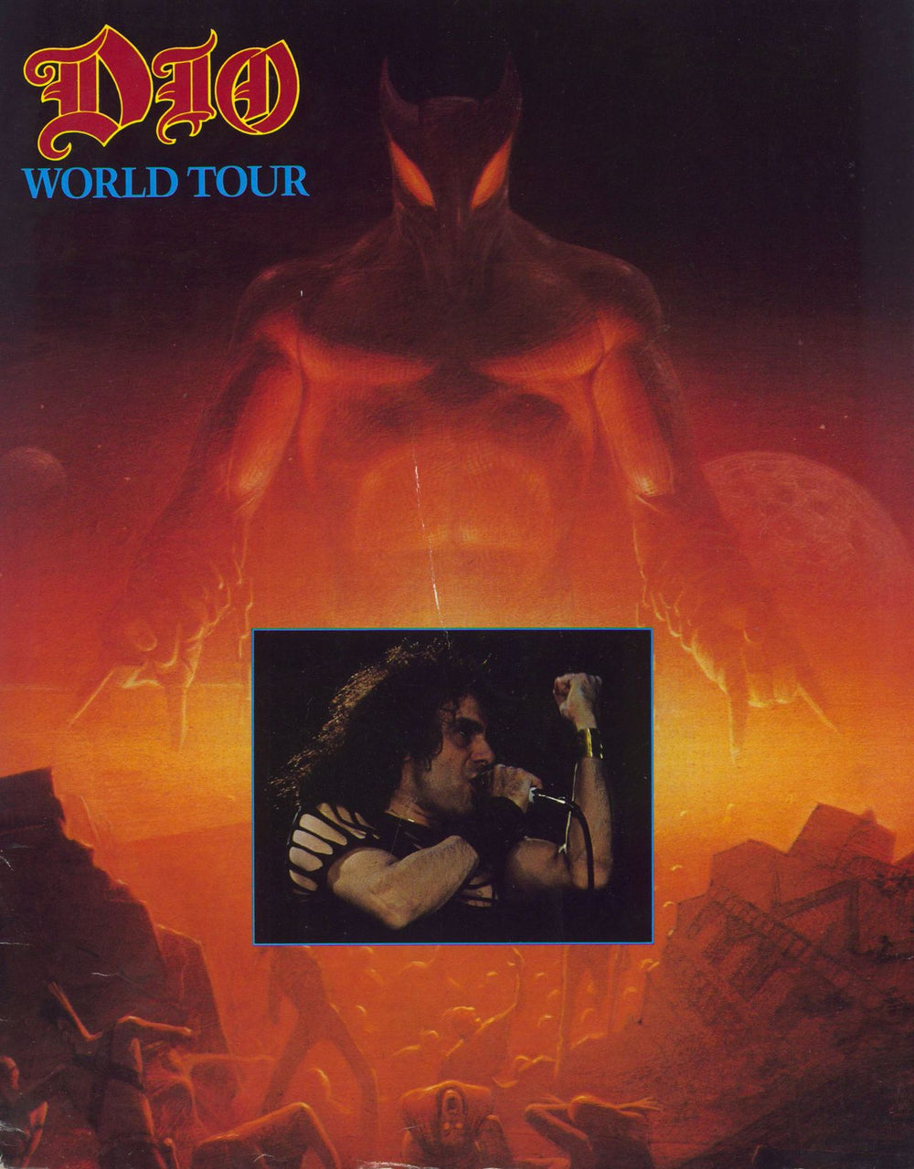 Dio World Tour + merchandise insert UK tour programme TOUR PROGRAMME