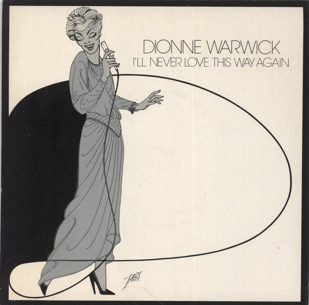 Dionne Warwick I'll Never Love This Way Again UK 7" vinyl single (7 inch record / 45) ARIST530