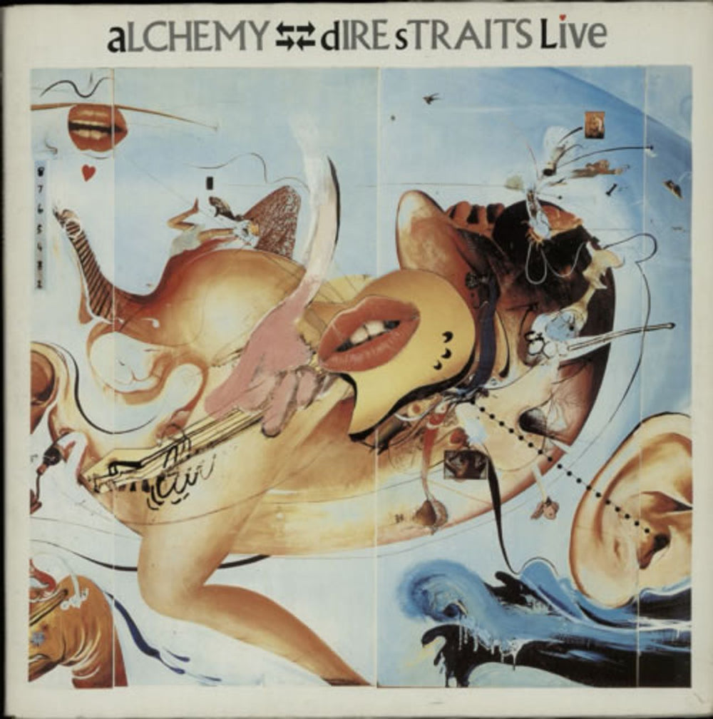 Dire Straits Alchemy Live Dutch 2-LP vinyl record set (Double LP Album) 818243-1