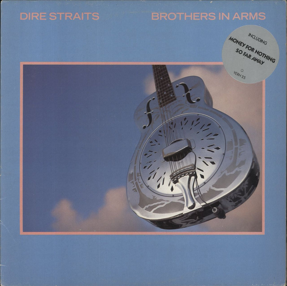 Dire Straits Brothers In Arms - 2 track Hype sticker UK vinyl LP album (LP record) VERH25