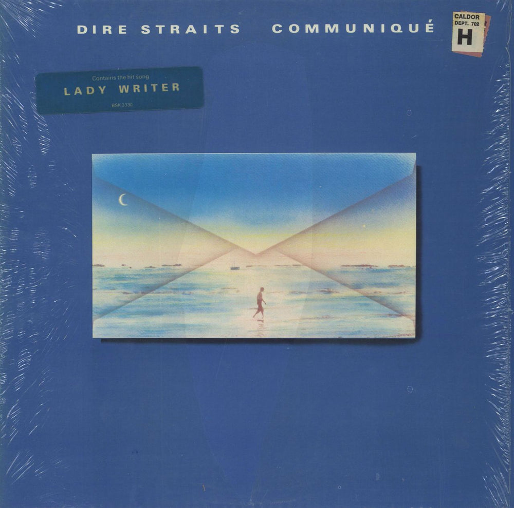 Dire Straits Communiqué - stickered shrink US vinyl LP album (LP record) HS3330