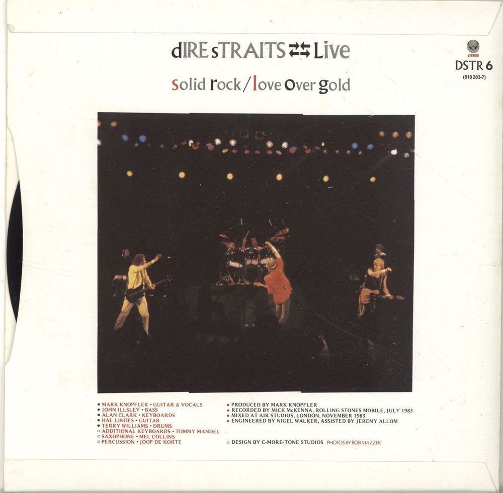 Dire Straits Love Over Gold UK 7" vinyl single (7 inch record / 45) DIR07LO26814