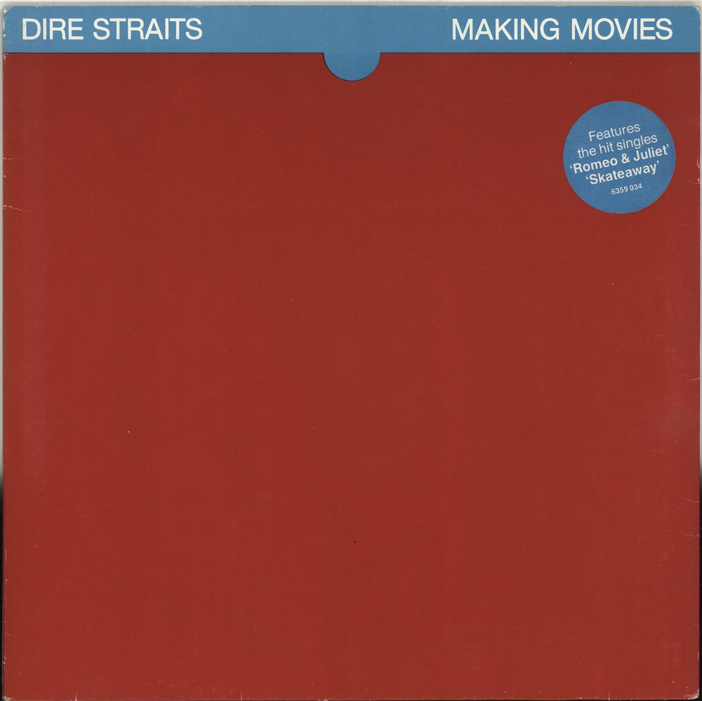 Dire Straits Making Movies - 1st - Hype Sticker UK vinyl LP album (LP record) 6359034