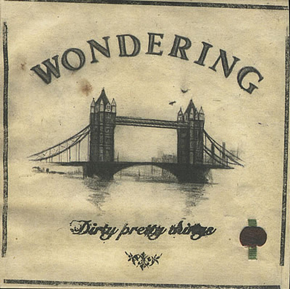 Dirty Pretty Things Wondering UK Promo CD single (CD5 / 5") WONDCJ1